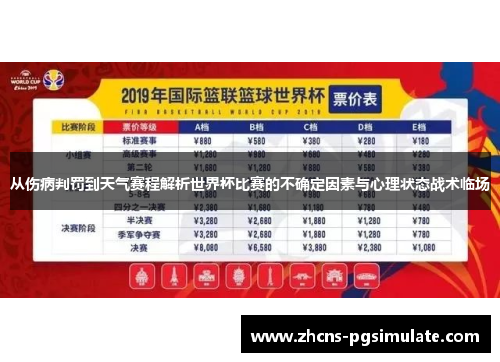 从伤病判罚到天气赛程解析世界杯比赛的不确定因素与心理状态战术临场